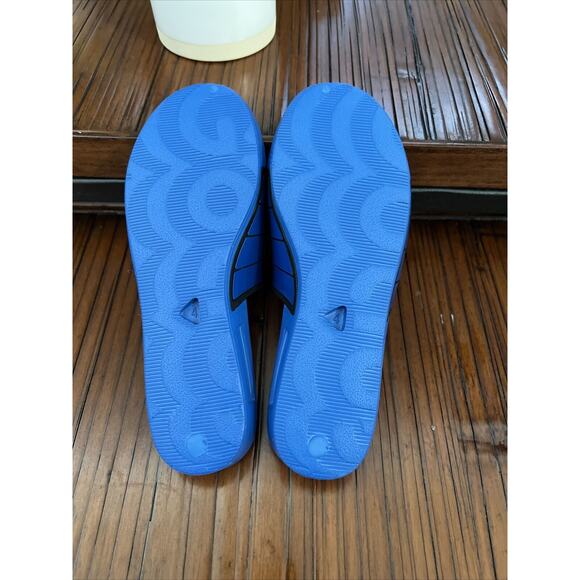 GOATS Black/Blue Stripe Comfortable Slip On Slide Sz 2Y Kids New Nordstrom - Picture 5 of 5